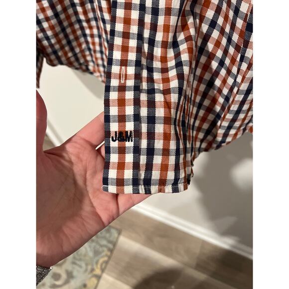 Johnston and Murphy, Orange and Navy Box, Buttondown, Size L, NB11 - Picture 5 of 7